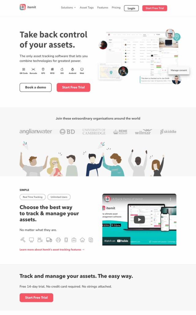 Itemit website project