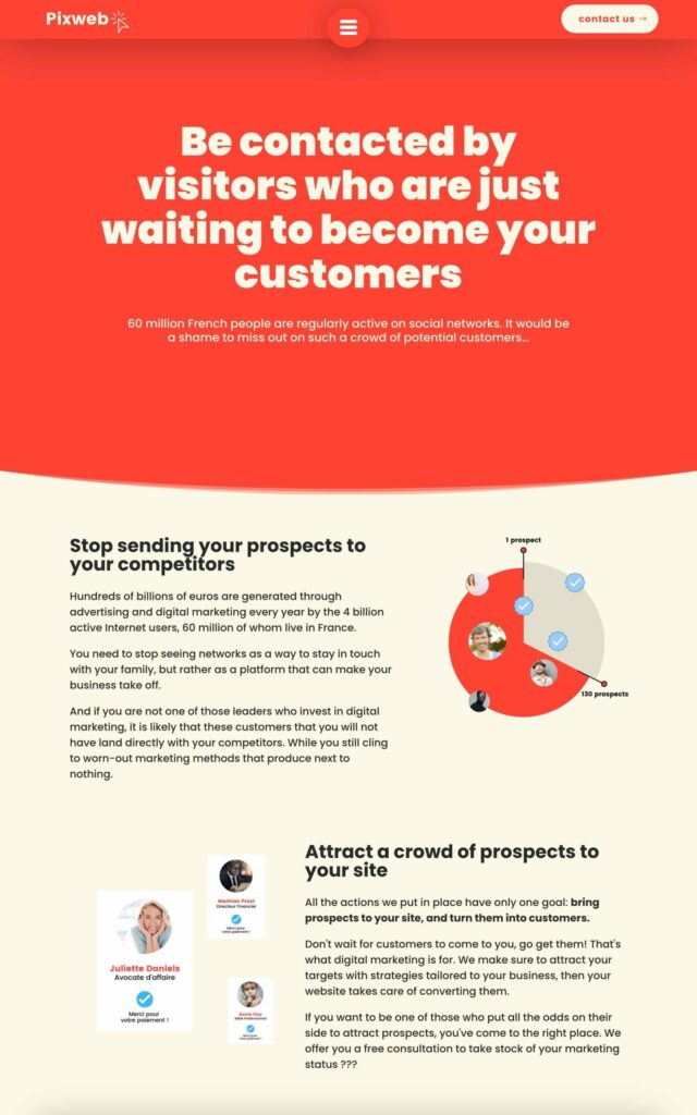 Pixweb website project