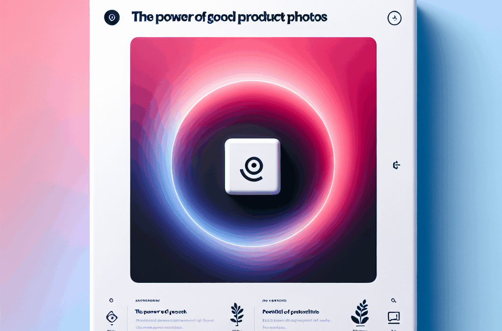 The Power of Good Product Photos
