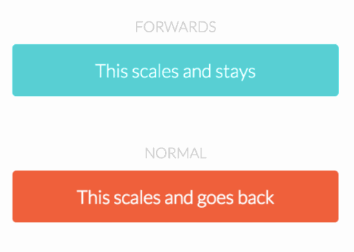 How To Bring Your Website To Life With Css Animations And Effects 107 Two Buttons With Css Animation-Fill-Mode Property Set To Forwards And Normal