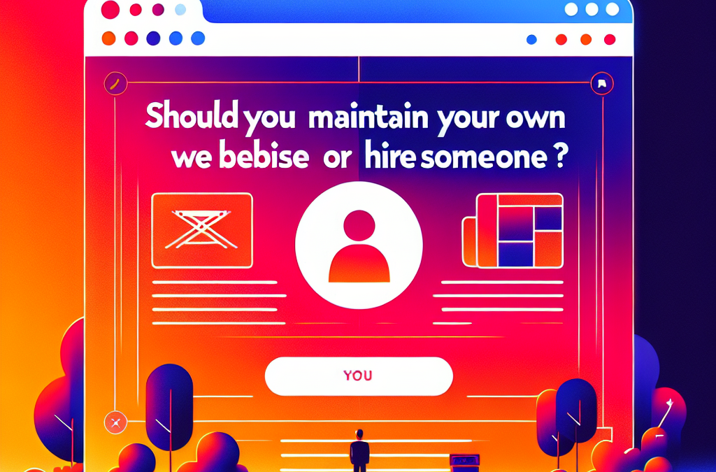 Should You Maintain Your Own Website or Hire Someone?