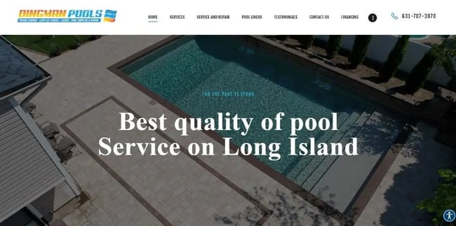 Dingman Pools Website