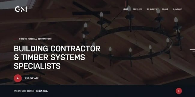 Gordon Mitchell Contractors Website