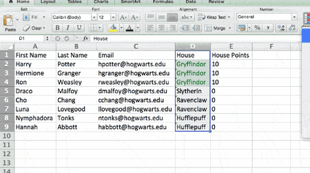 Conditional Formatting