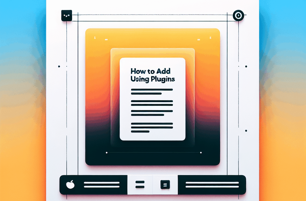 How to Add Using Plugins