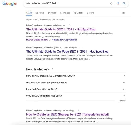 Step 2: Enter your search term