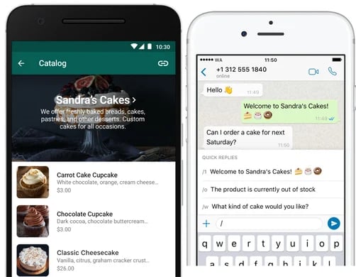 WhatsApp Business Example
