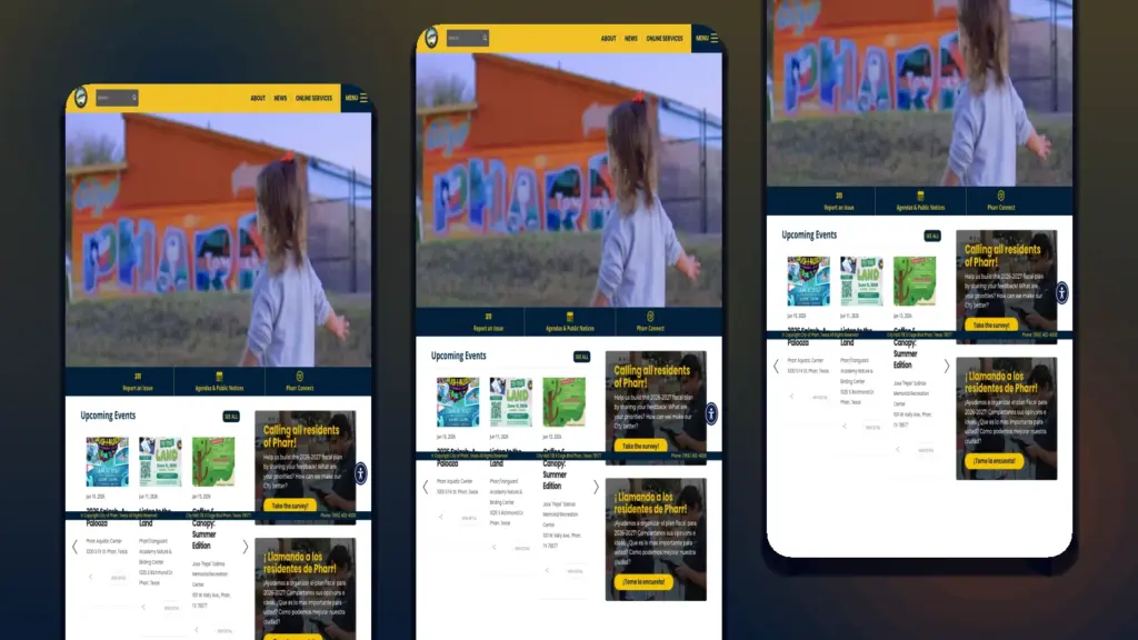 City of Pharr website project