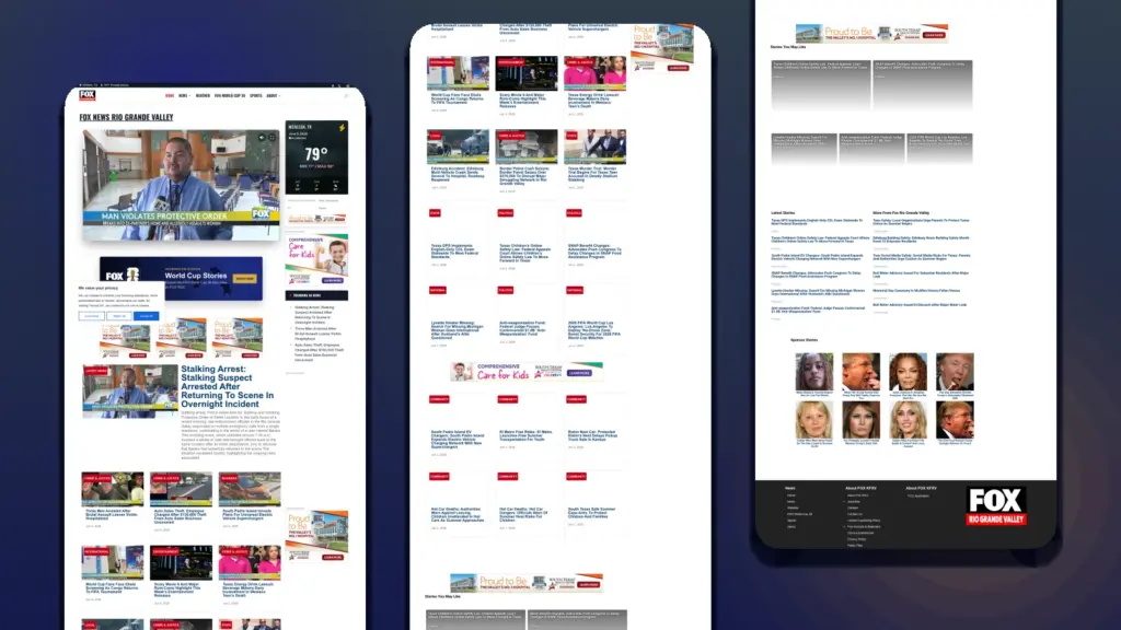 Fox RGV TV website project