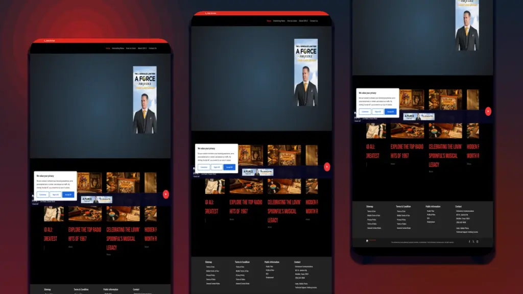 Q94.5 All Rock website project