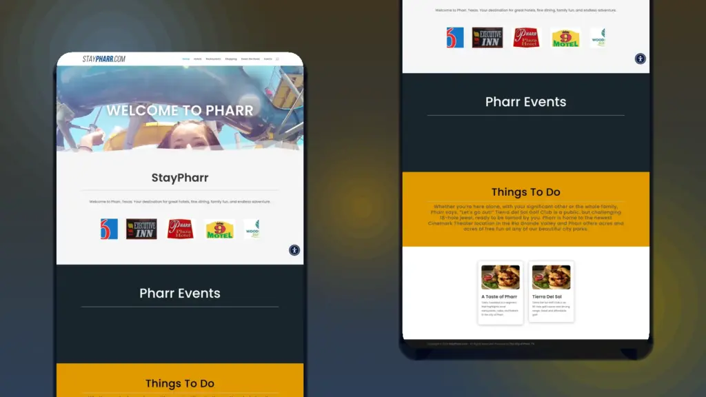 StayPharr website project